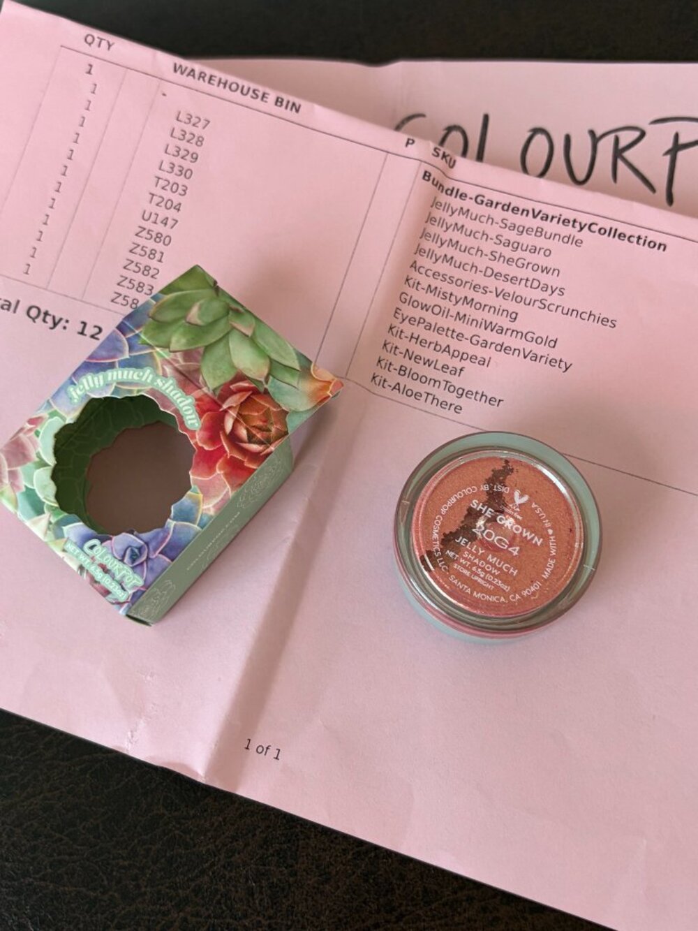 ColourPop Jelly Much Shadow She Grown NIB